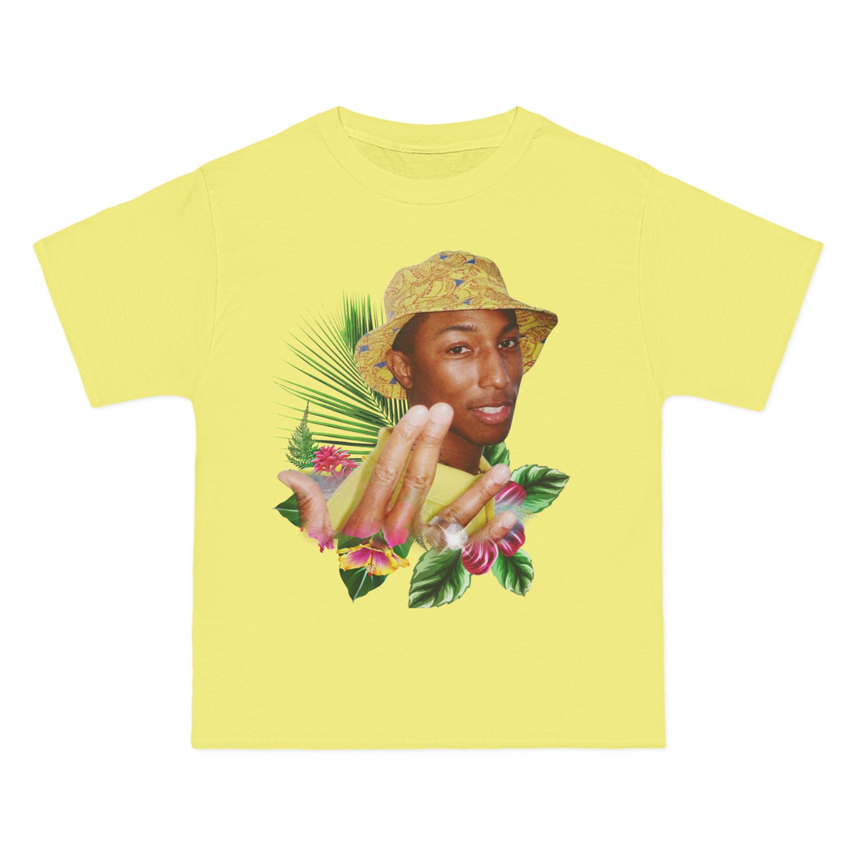 PHARELL TROPICAL TEE-OVERSIZED FIT