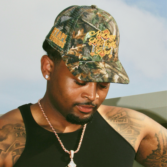 NWG Camo Trucker HAT “Faith Over Everything”