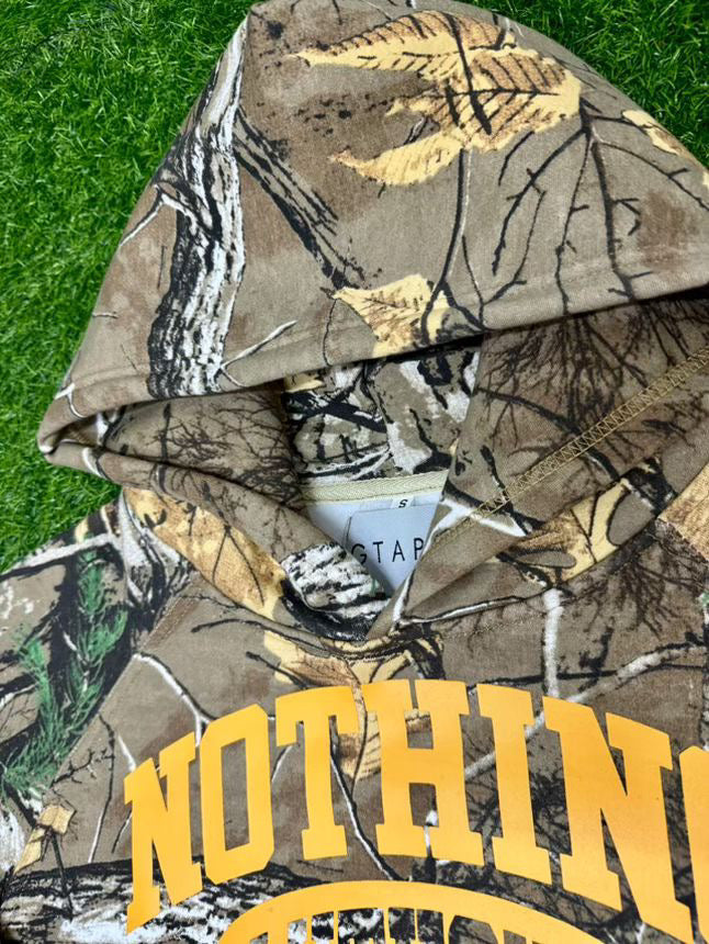 Boxy Fit CAMO Nothing Without God Hoodie