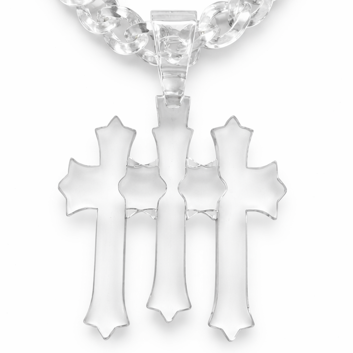 Trinity Cross Chain (PENDANT ONLY)