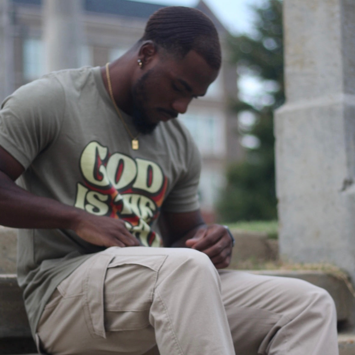 GOD IS THE GOAT TEE